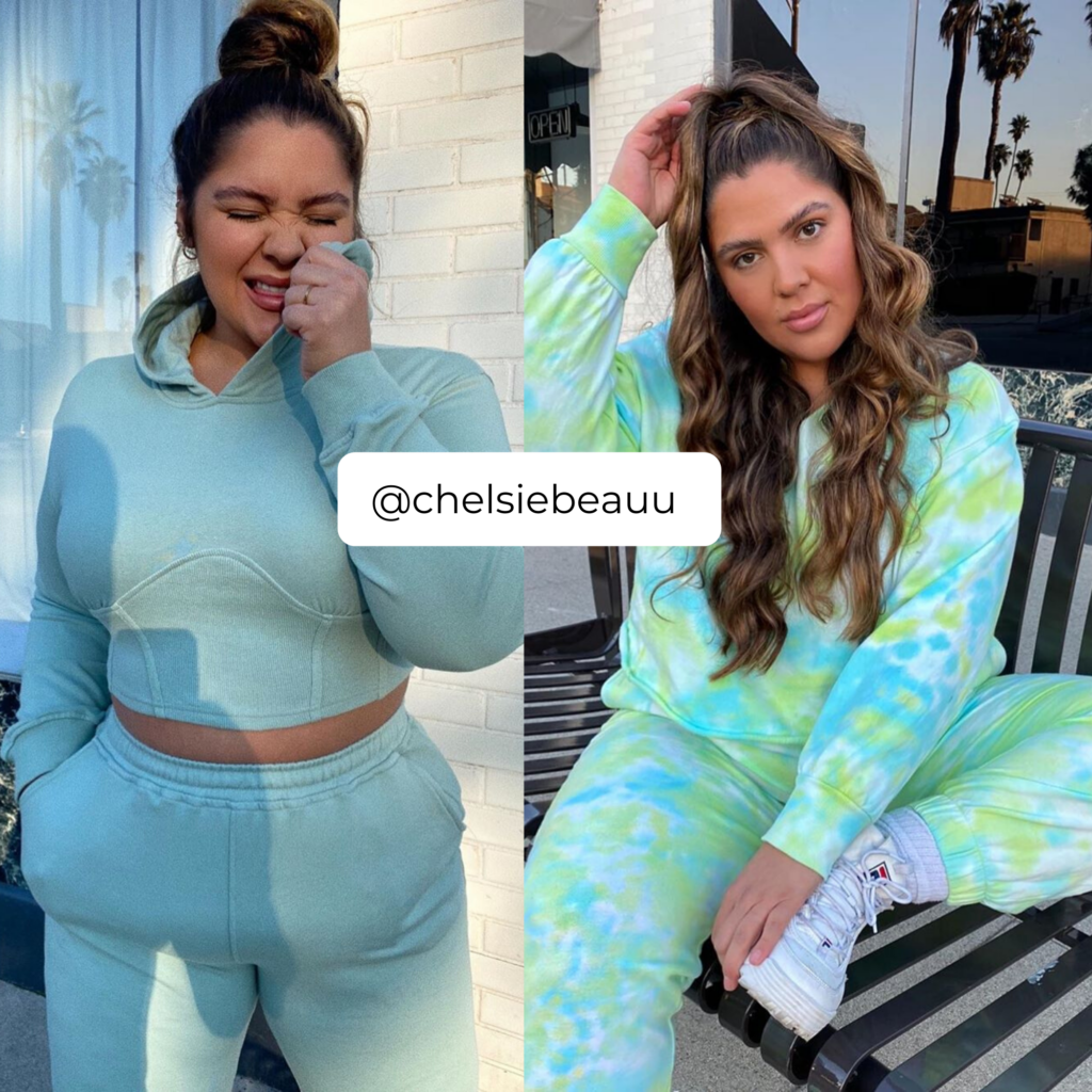 The Plus Size Influencers Who Have Some of the Best Plus Size Loungewear- @chelsiebeauu