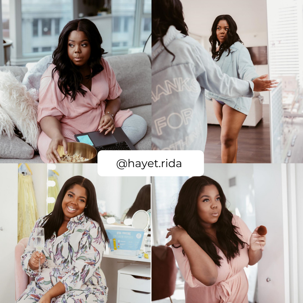The Plus Size Influencers Who Have Some of the Best Plus Size Loungewear- @hayet.rida