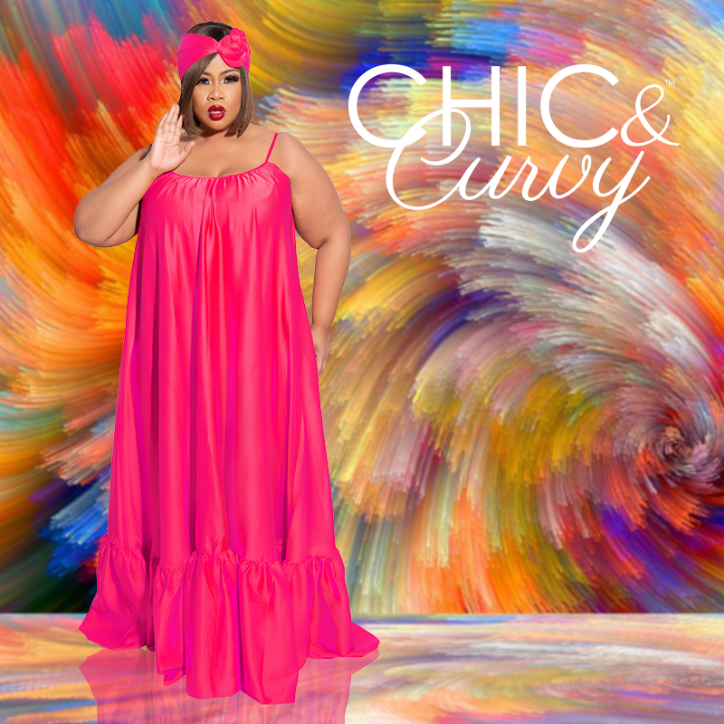 Chic and Curvy Plus Size Boutique-Maxi Dress Single
