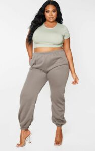 PLUS KHAKI CASUAL JOGGER