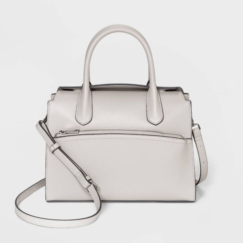 Magnetic Closure Satchel Handbag - A New Day