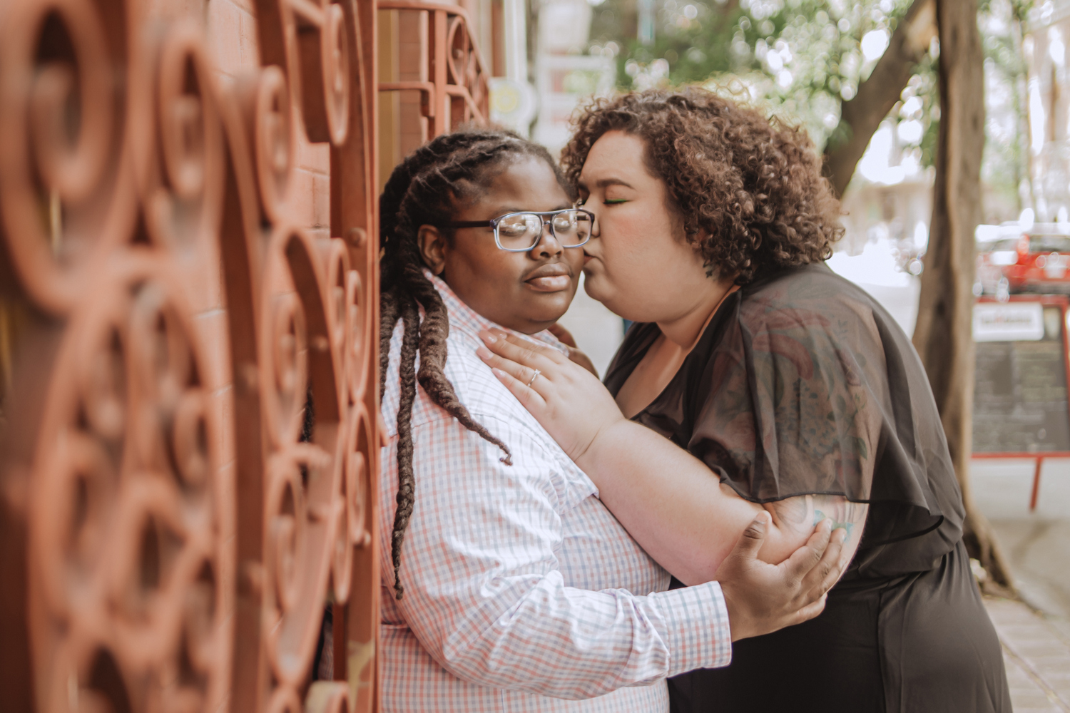 This Plus Size Bride Shares the Engagement Story and Invites YOU to Their Virtual Wedding by Carlos Ratti