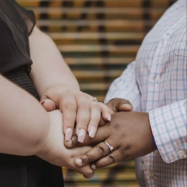 This Plus Size Bride Shares the Engagement Story and Invites YOU to Their Virtual Wedding by Carlos Ratti