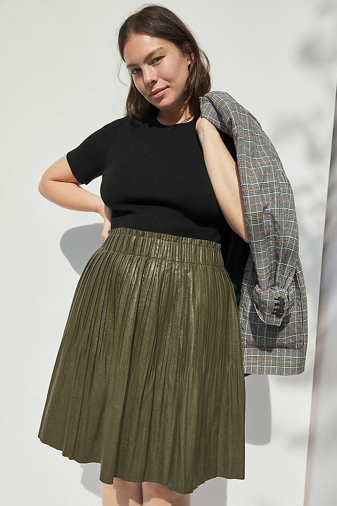Ellene Faux Leather Mini Skirt
