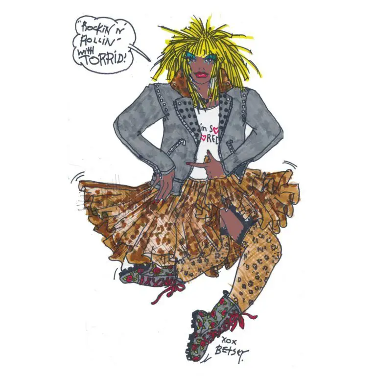 Torrid Meets Betsey Johnson Sketch
