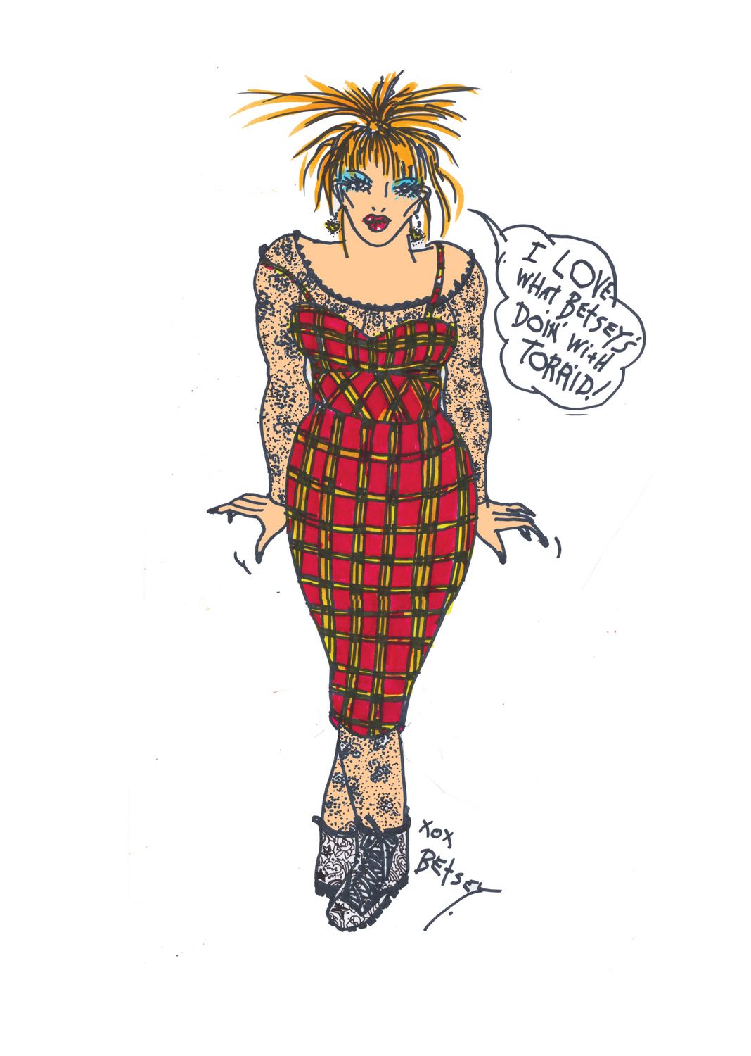 Betsey Johnson Partners With Torrid On A New 'Pretty & Punk' Plus-Size  Collection Out Today