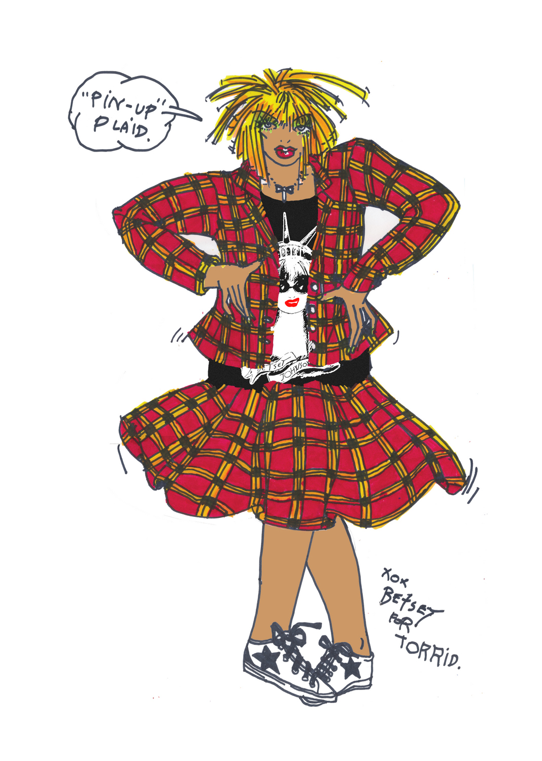 Torrid Meets Betsey Johnson Collection- Sketch