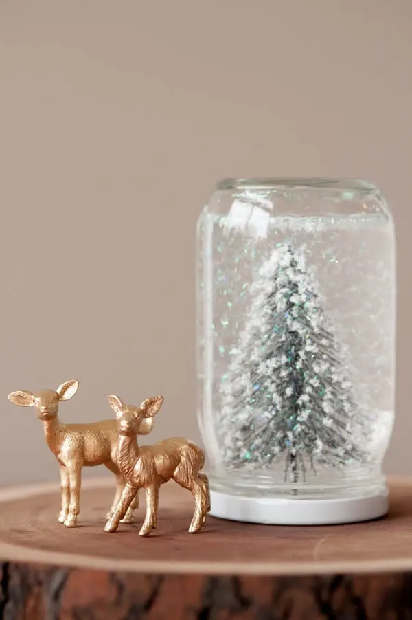DIY-Snow-Globe-Jar by The Sweetest Thing