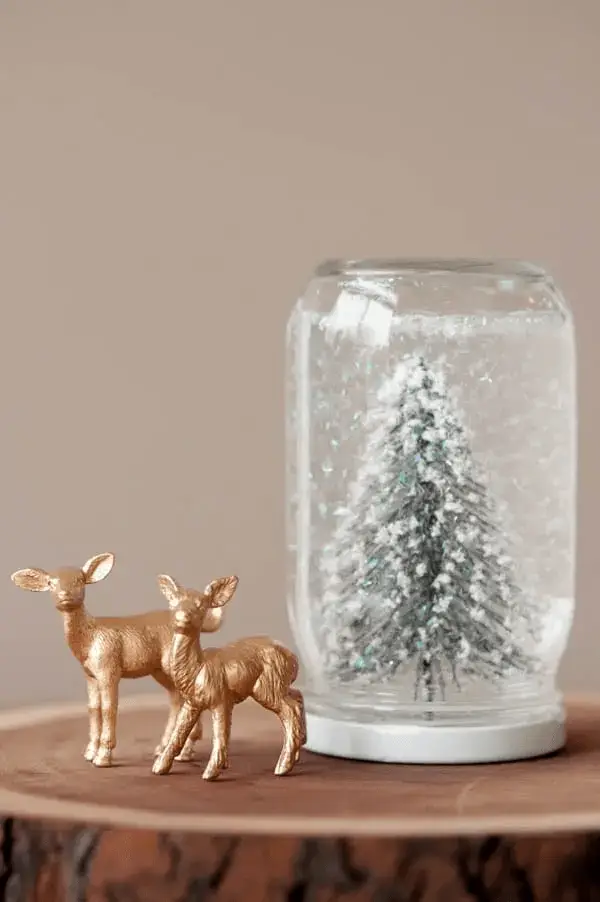 DIY-Snow-Globe-Jar by The Sweetest Thing