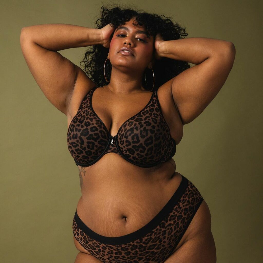 curvy Couture sheer mesh collection