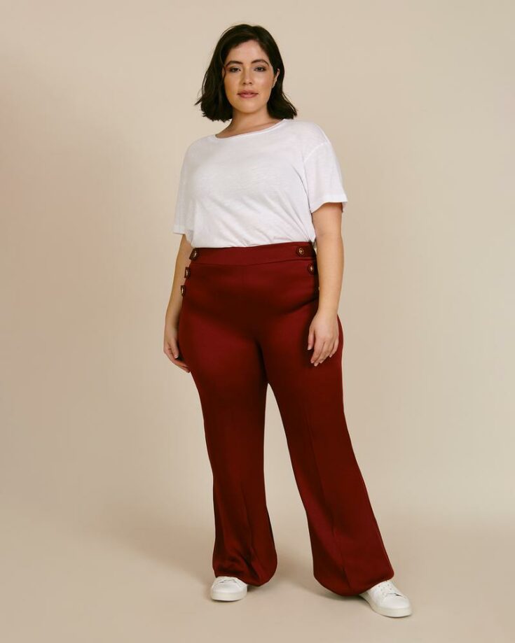 11 honore red pants