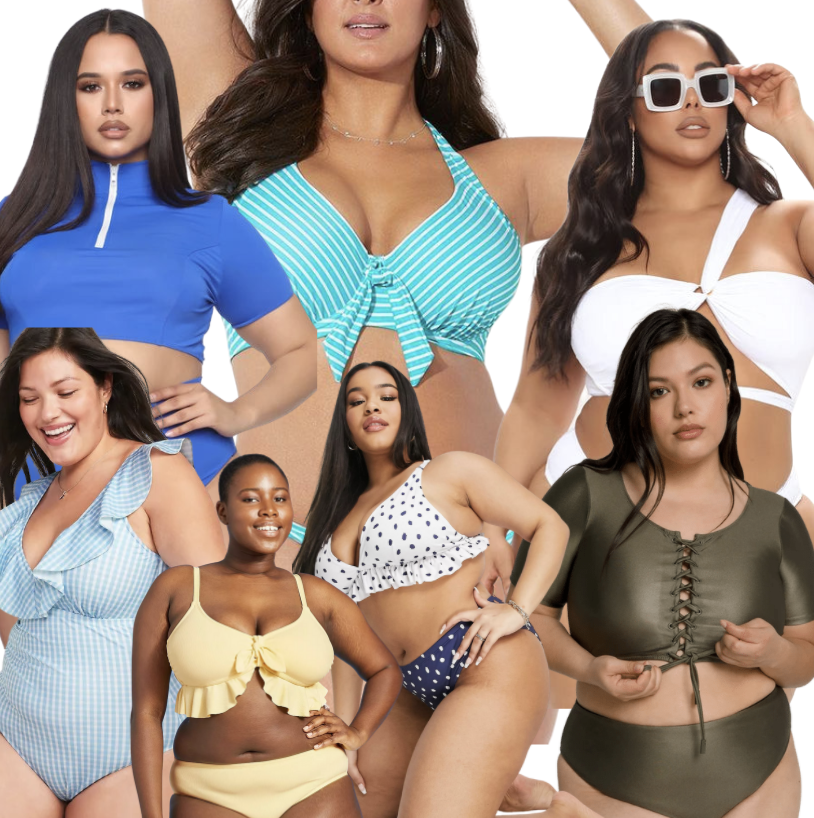 ASOS Fuller Bust Rib Lace Up Crop Top, 10 Bikinis That Are Seriously  Supportive, Because We've Got You Covered