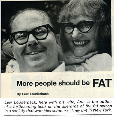 more people should be fat- newspaper article 