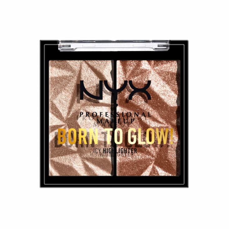 NYX PMU Makeup Face Highlighter BORN TO GLOW ICY HIGHLIGHTER BTGIH03 HIGH KEY FLEX 000 0800897004347 Front scaled 1
