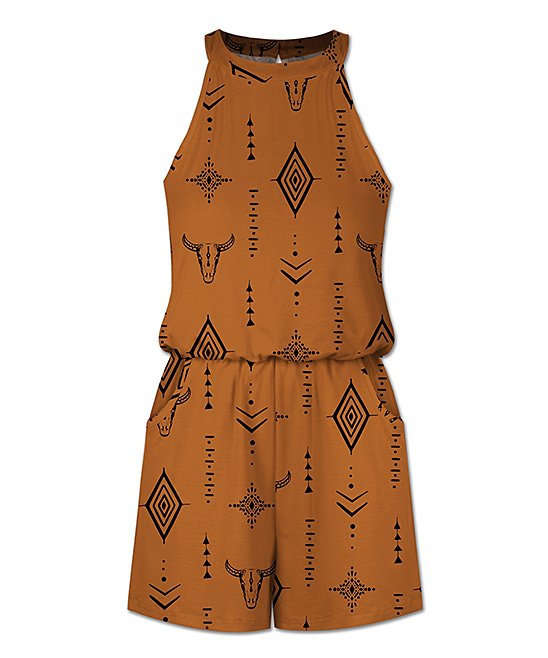 plus size abstract romper