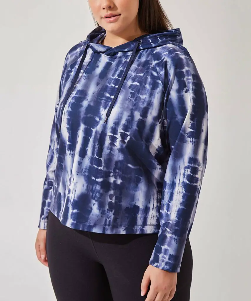 plus size tie dye top