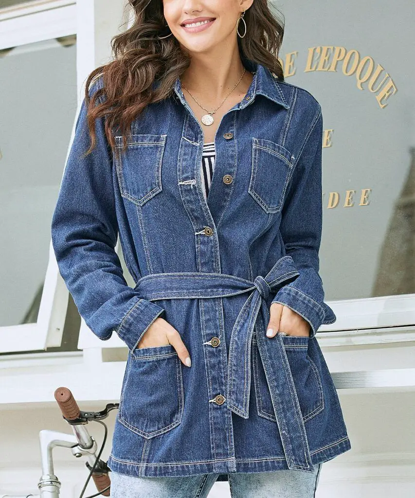 plus size denim jacket