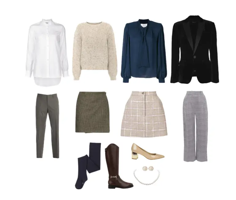 Academia Aesthetic Capsule Closet