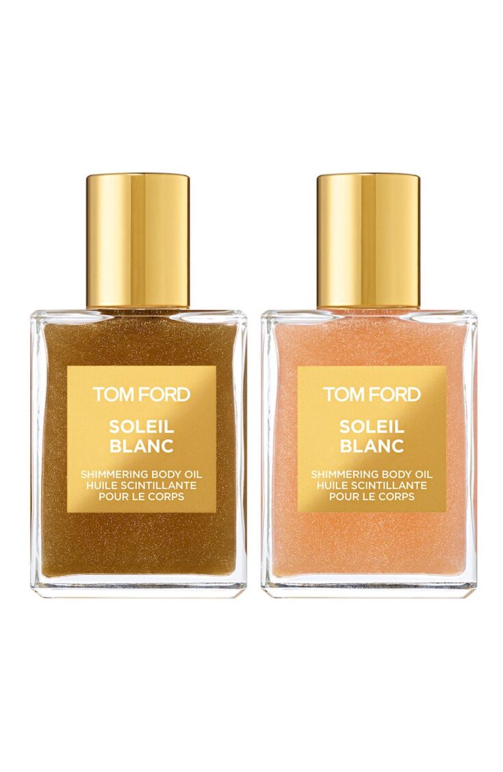 Tom Ford Travel Size Soleil Blanc Shimmering Body Oil Set