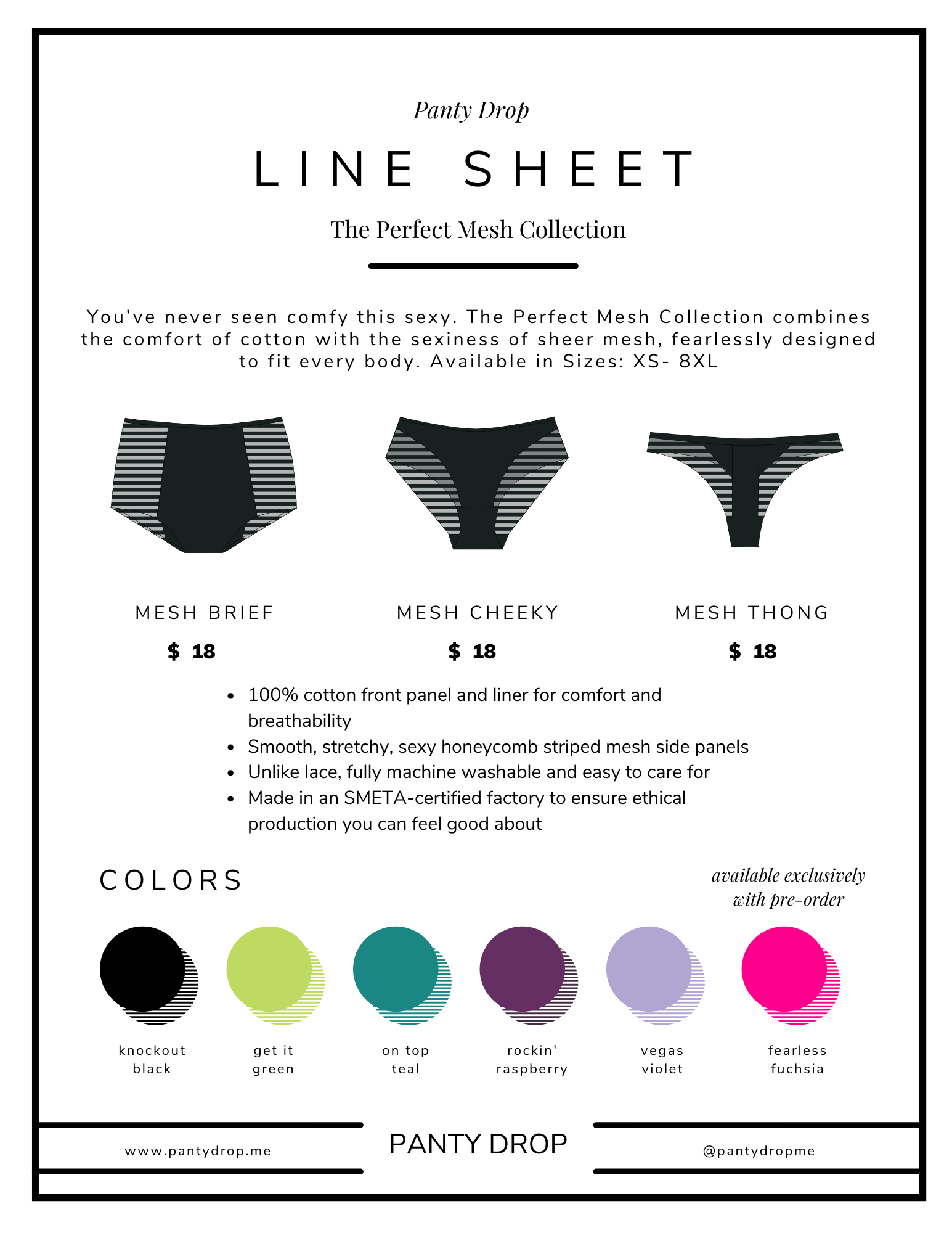 Panty Drop Mesh Collection