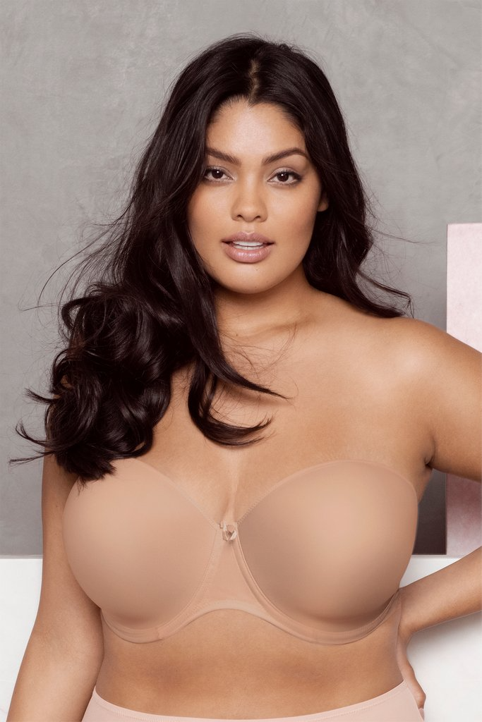 Image of a woman wearing the Elomi smoothing strapless