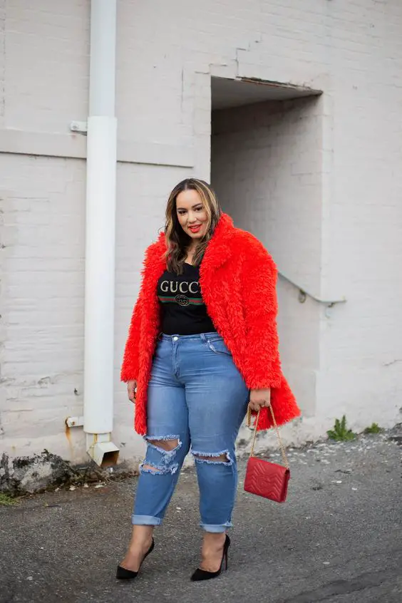 Plus size hot sale luxury coats