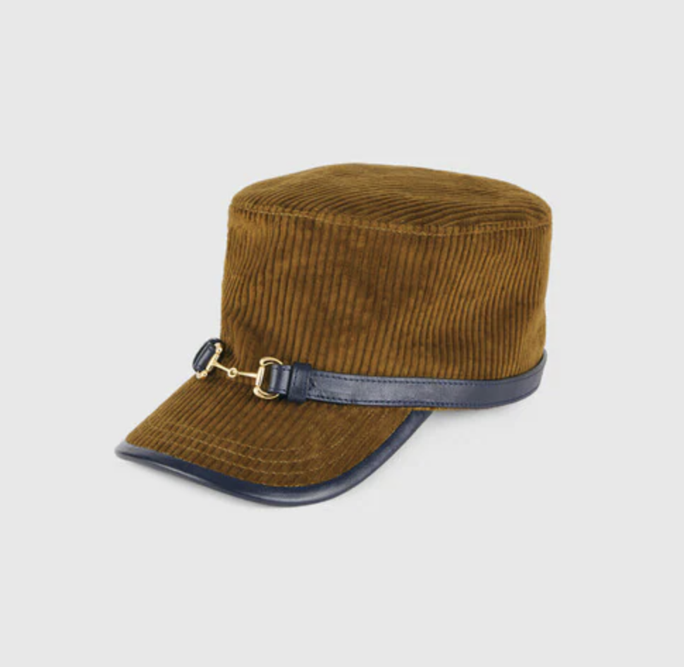 Gucci Corduroy Velvet Hat