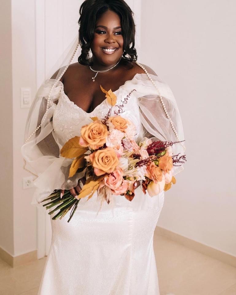 Fashion Designer Ashontay Hubbard Delivers Custom Gown for Raven Goodwin's Wedding