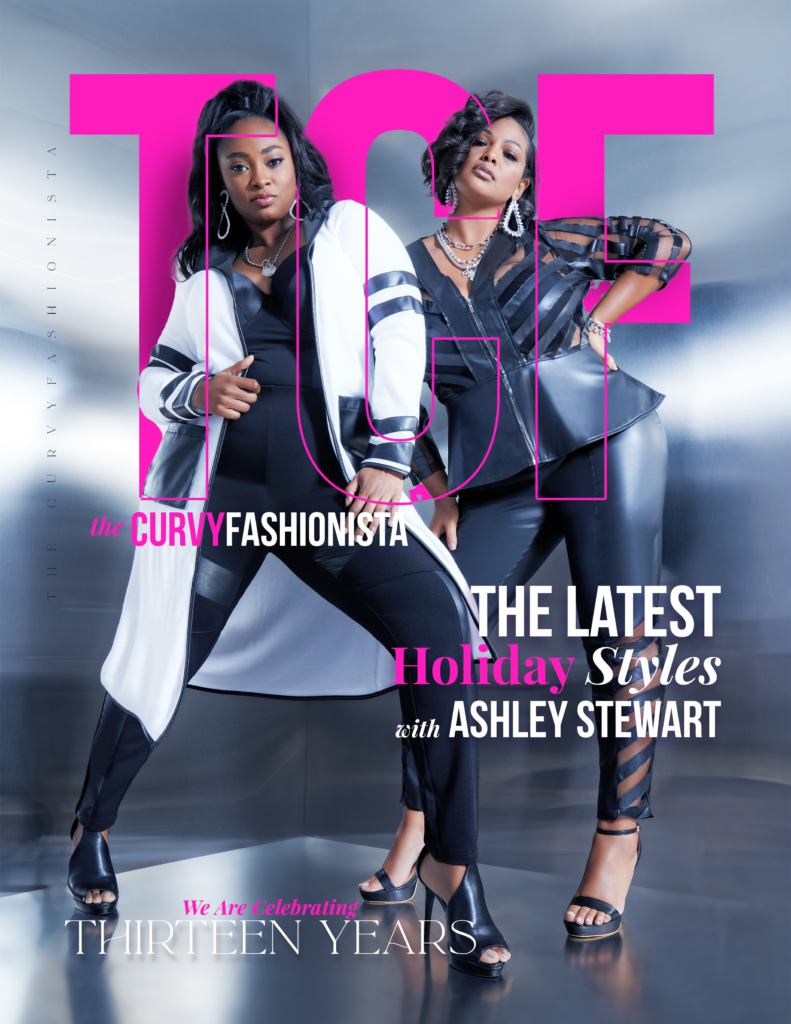 The Curvy Fashionista x Ashley Stewart December Digital cover