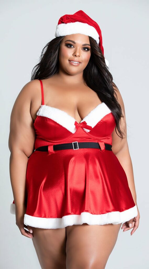 plus size lingerie for the holidays