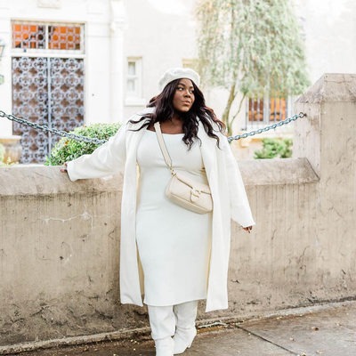 Plus Size Winter White Fashion Ideas & Finds to Rock Now