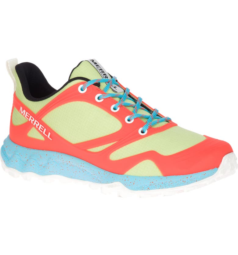 The Alta-Light Hiking Sneaker by Merrill featured in Curvy Adventures Hiking article in The Curvy Fashionista
