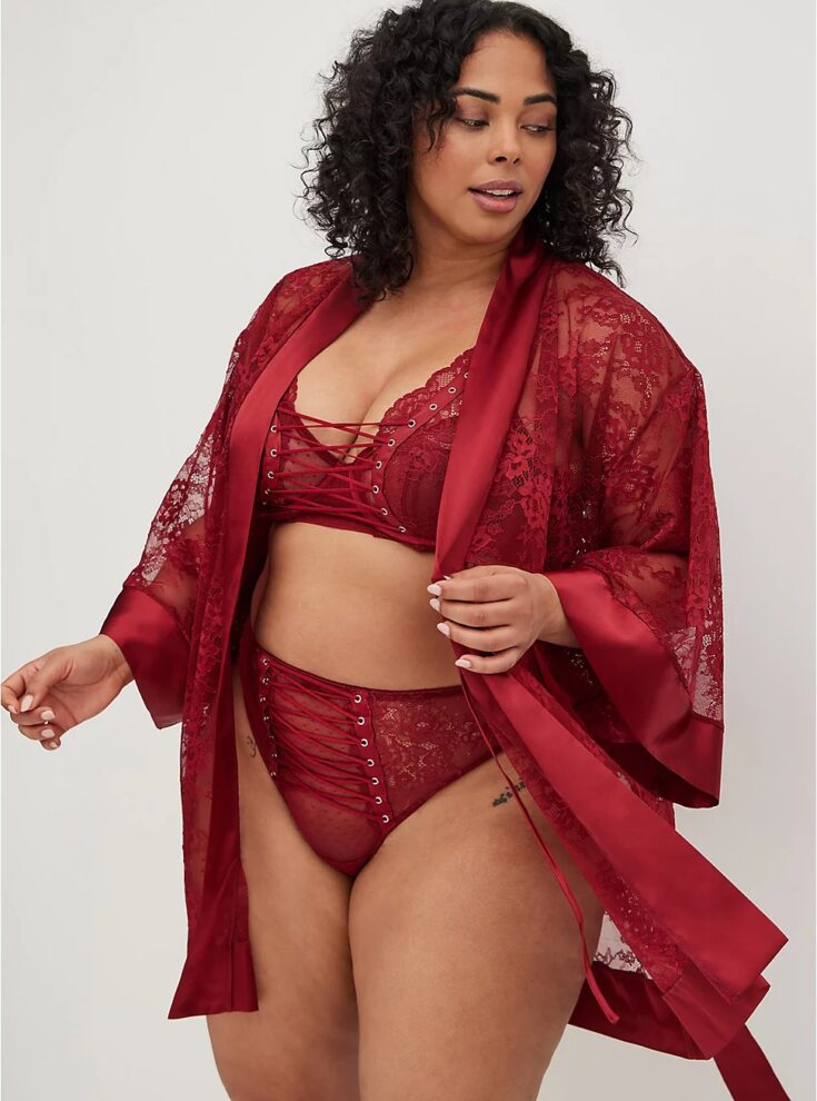 mid length sleeve kimon robe 1 1