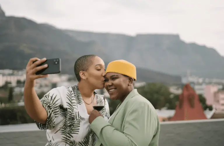 Couple Taking a Selfie on Their Anniversary