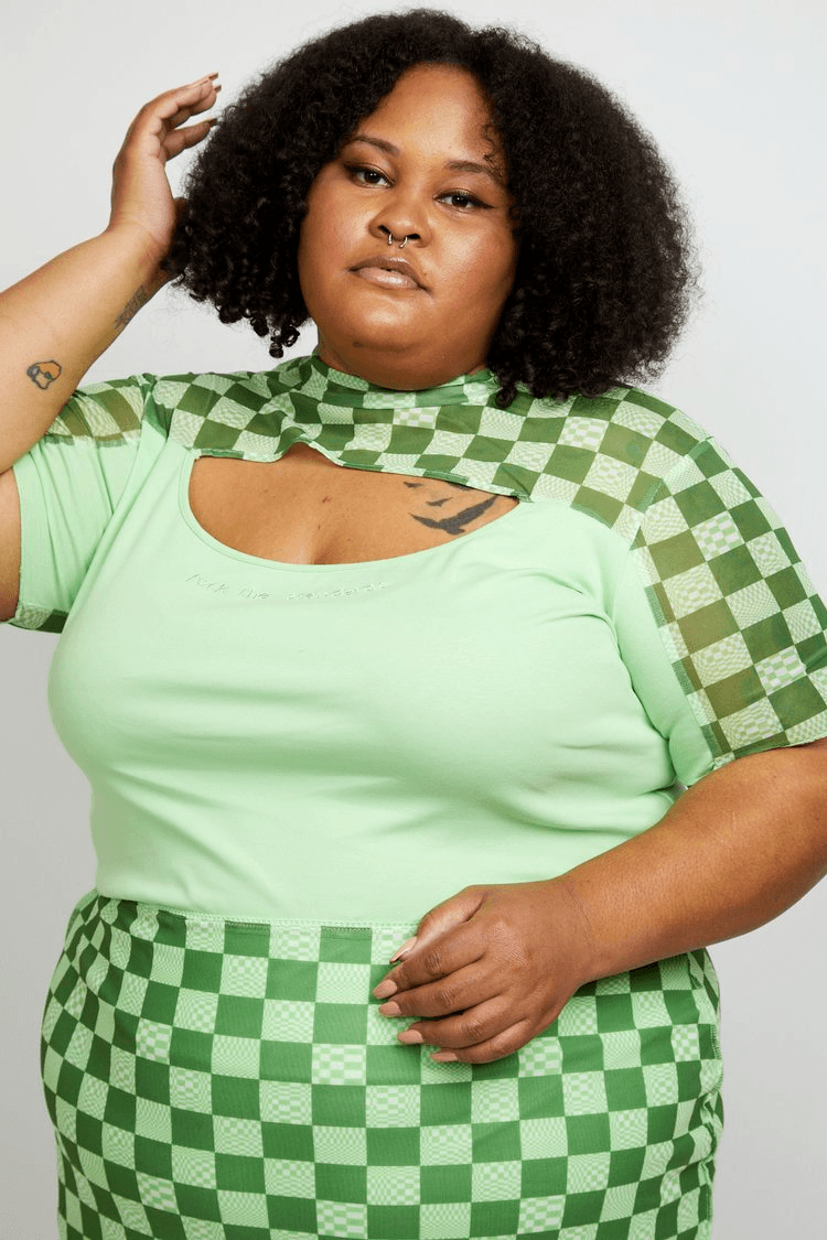 C'est D S/S 22 FTS Top in Green