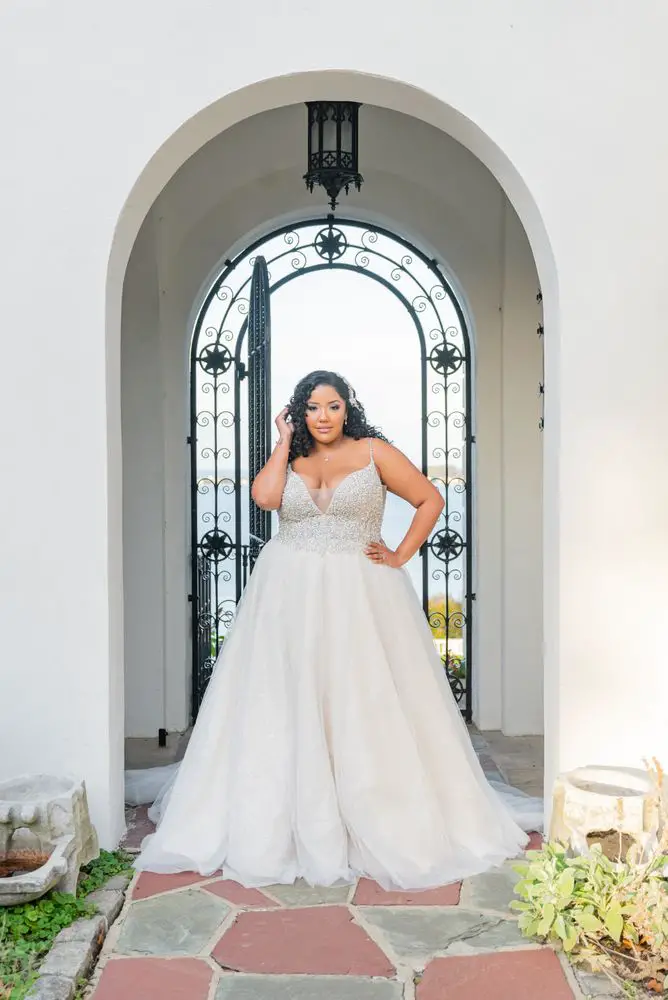 Godmother wedding outlet dress plus size