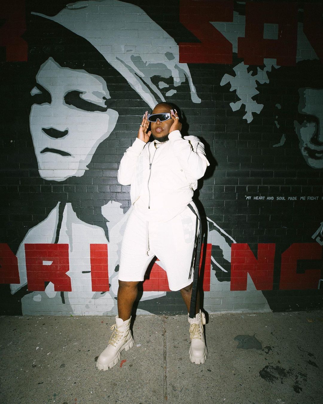 Saucy Santana in Rick Owens via @the1saucysantana Instagram