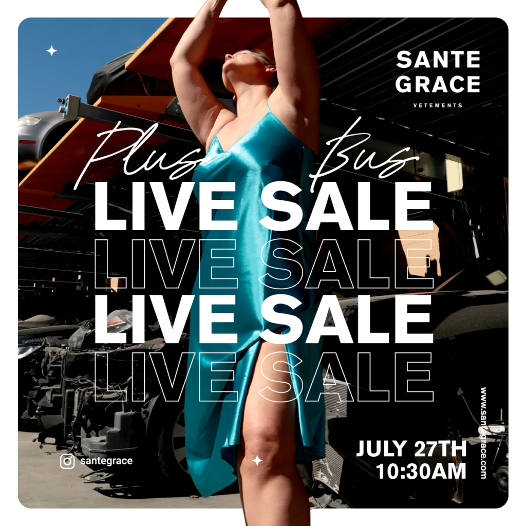 The Plus Bus and Sante Grace LIVE Sale