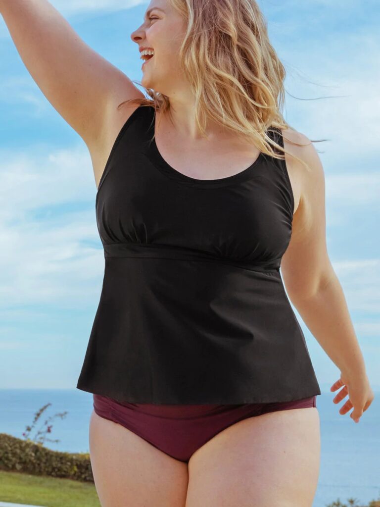Shape Your Confidence Shapermint Essentials Adjustable Strap Wire Free Tankini