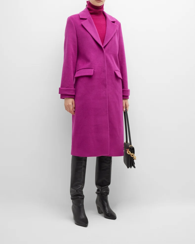 Neiman Marcus Plus Size Agata Trench Coat