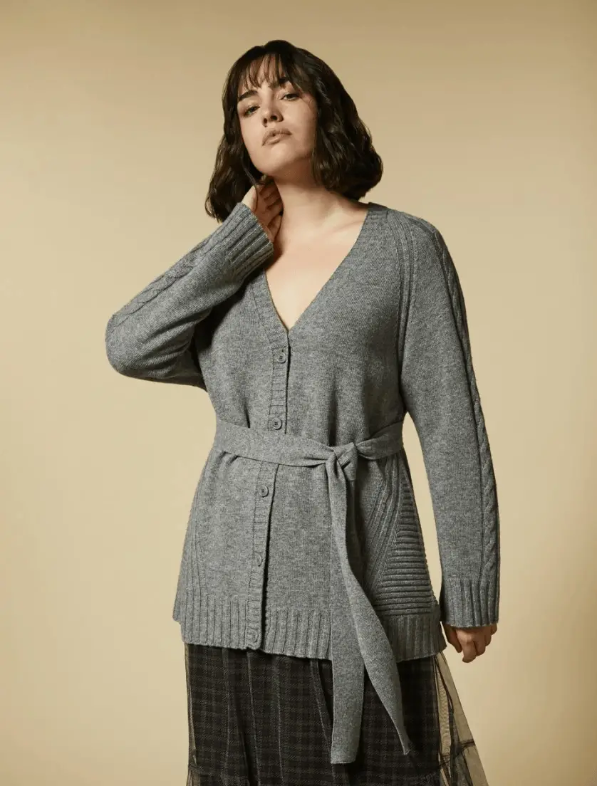 Cotton Cashmere Duster Sweater