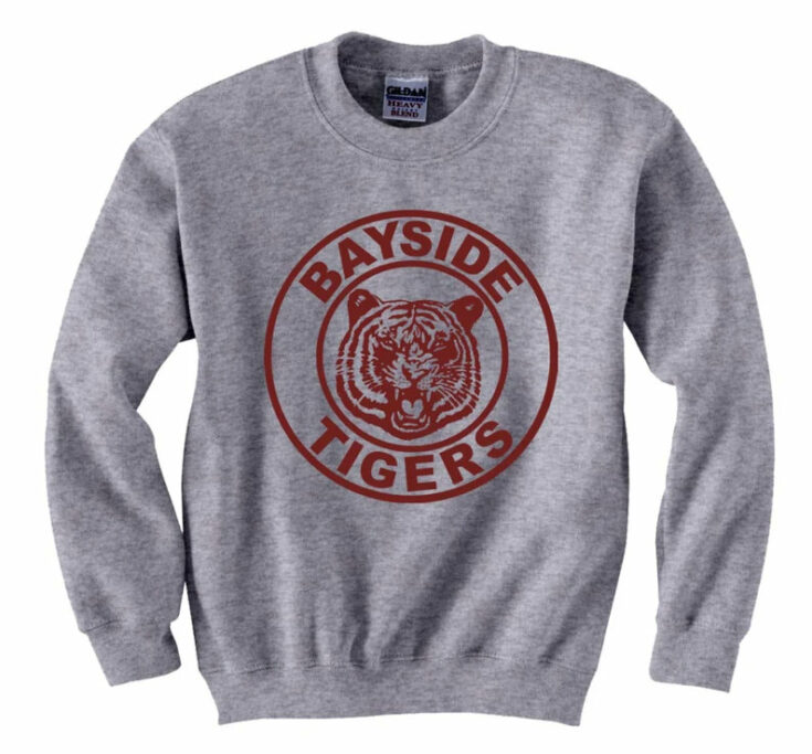 Bayside Tigers Sweatshirt Saved by the Bell Crewneck Adult Youth size Sweatshirts 1
