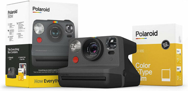 Polaroid Originals Now I Type Instant Camera and Film Bundle Everything Box Black 1