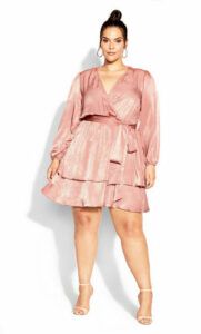 Twisted Ruffle Dress