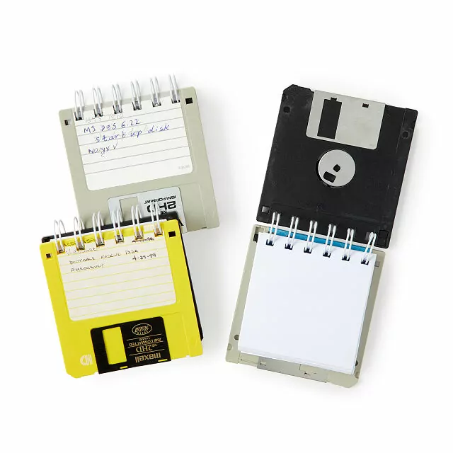 Upcycled Floppy Disk Notebooks Set of 3 1 1