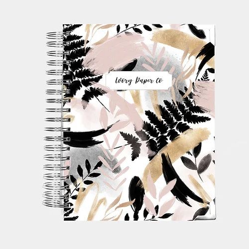 Pretty Leaves All In One Planner Daily Weekly Monthly 1