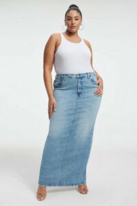 MAXI DENIM SKIRT