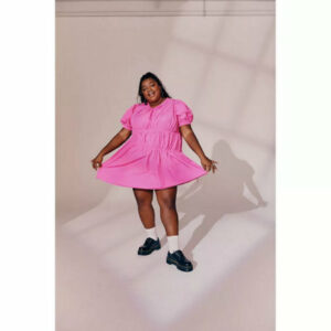 Women's Puff Short Sleeve Drawcord Mini Dress - Future Collective™ with Gabriella Karefa-Johnson