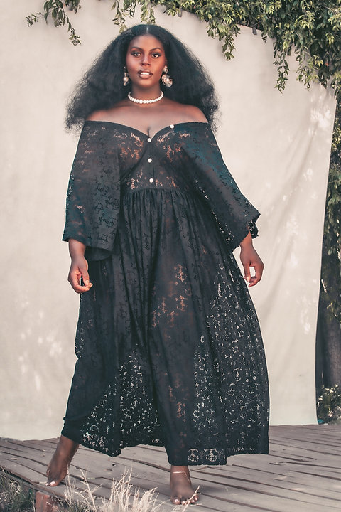 Zelie for she spring collection- Essence Maxi in Onyx