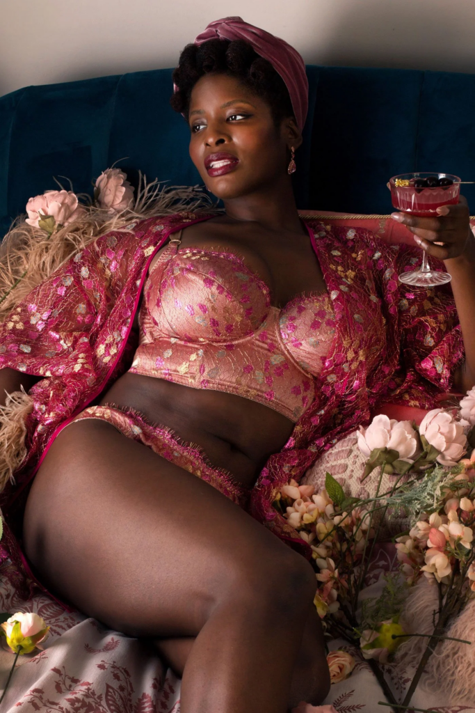 Amaryllis Buttress and Snatch Luxury Plus Size Lingerie